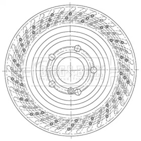 BORG & BECK bbd5448 -  Тормозной диск